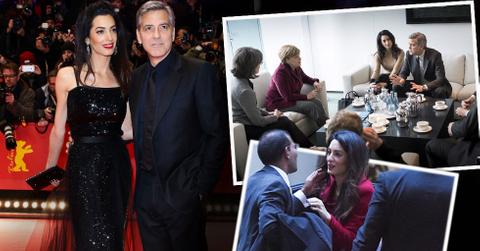 george clooney amal clooney from premieres to politics