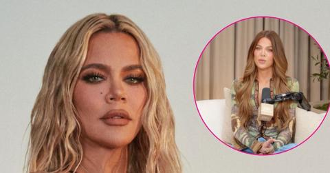split photo of Khloé Kardashian