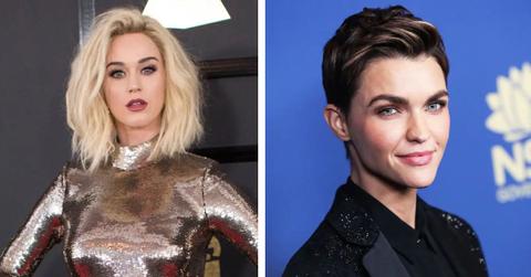 Split photo of Katy Perry and Ruby Rose