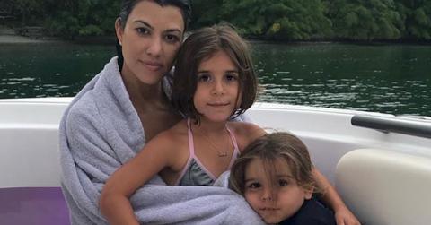 Penelope Disick Rescues Reign Disick Monkey Bars