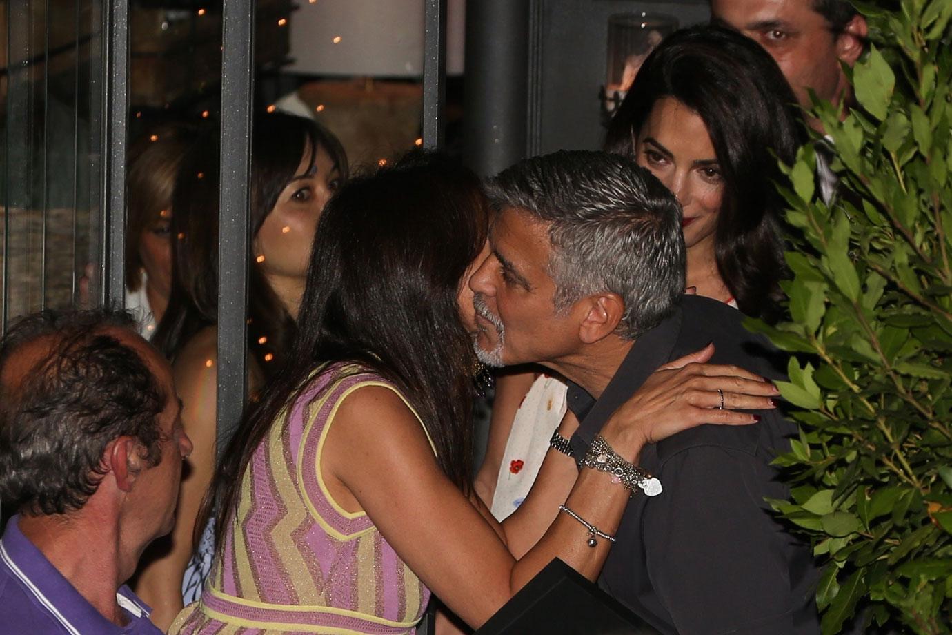 George Clooney Amal Clooney Twins Italy Photos 06