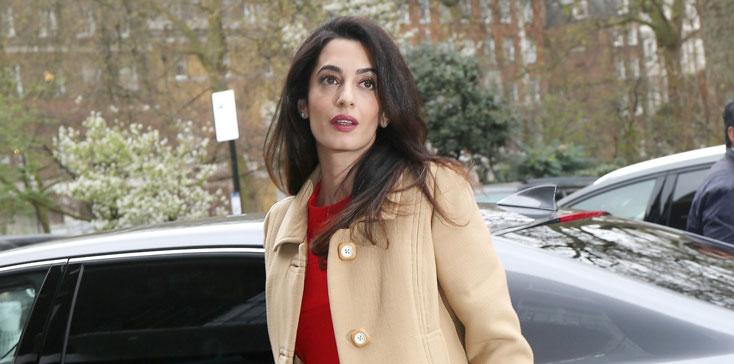 Amal Clooney Baby Bump Pics