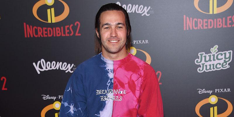 Pete wentz shares rare pic newborn daughter main