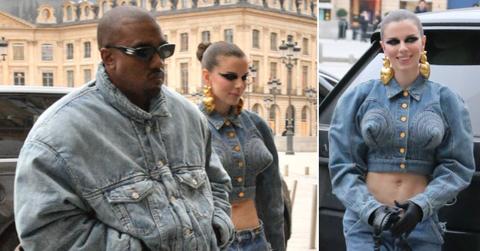 kanye west julia fox rock denim red carpet appearance dating billionaires