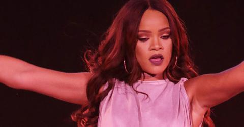 Rihanna performs a sold out gig at Meazza stadium in Milano, Italy.