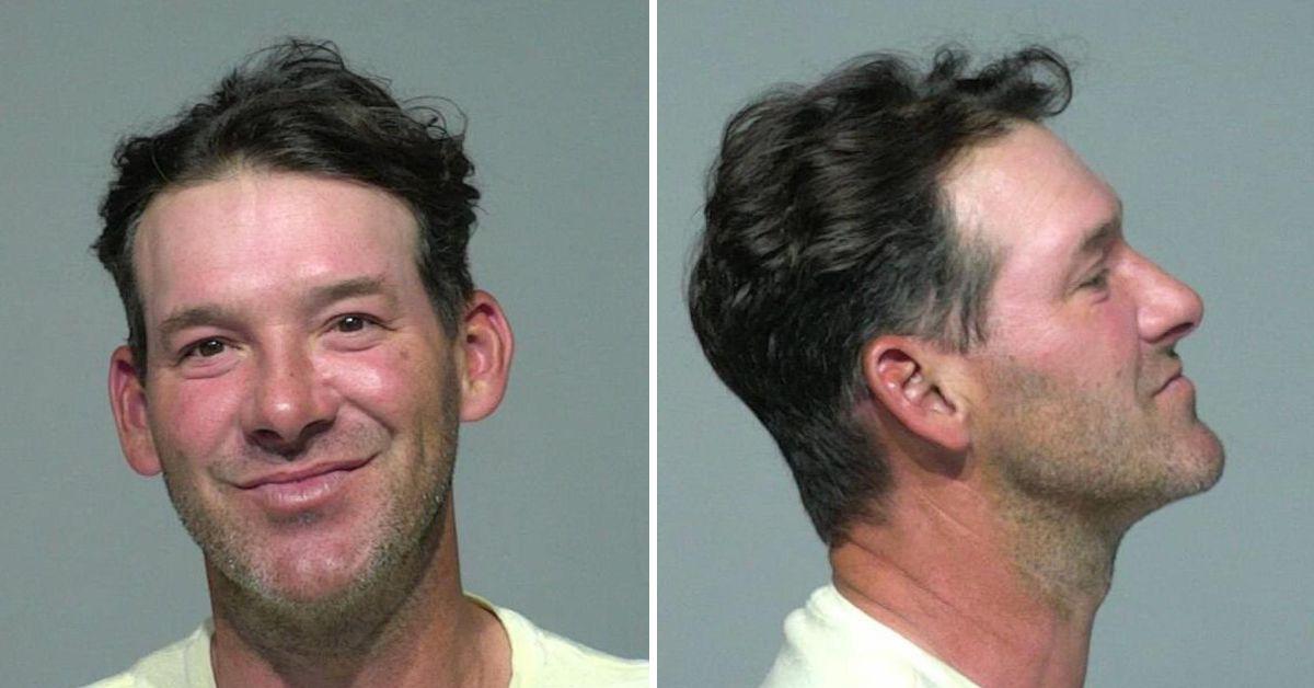 image of Tony Romo told officers he was driving to visit his grandparents after playing in the Wisconsin Amateur Championship when he was pulled over on July 23.