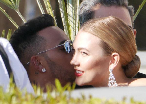 Lewis hamilton karlie kloss