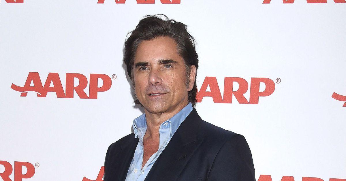 image of Rebecca Romijn married Jerry O'Connell in 2007, while John Stamos married Caitlin McHugh in 2018.