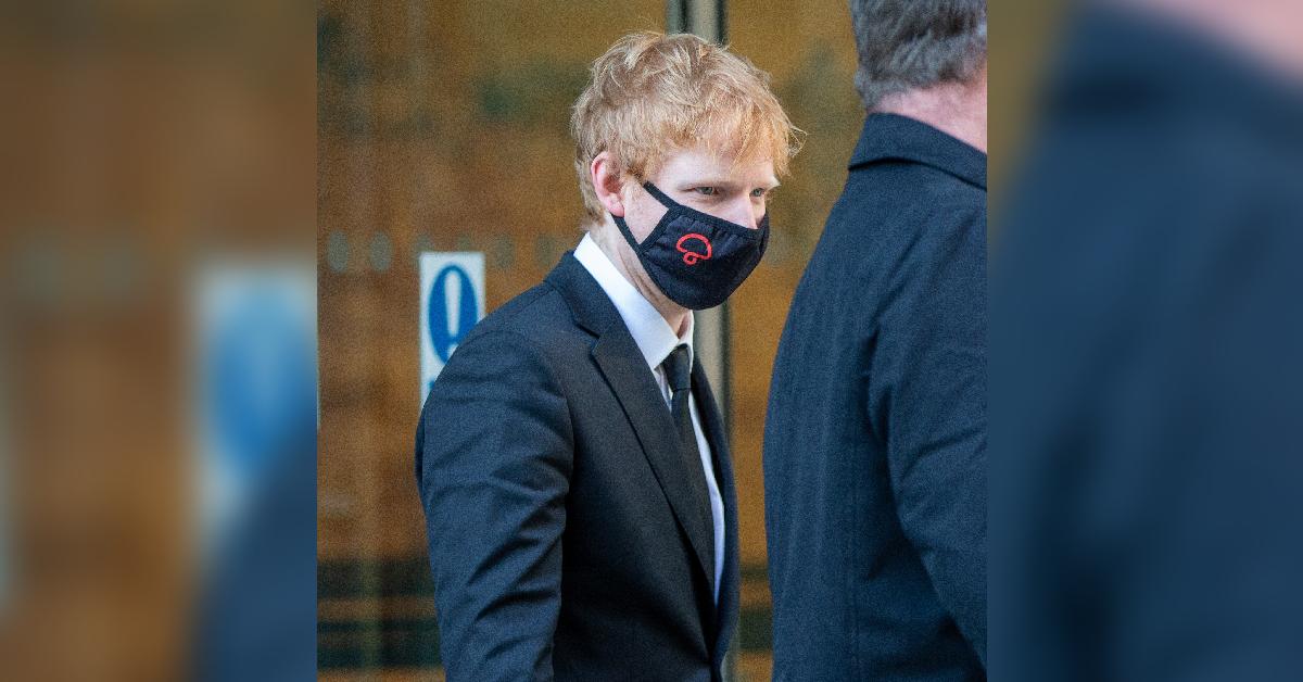 ed sheeran spotted leaving court copyright case