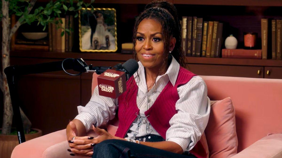image of Michelle Obama doesn't think America is 'ready' for a female president yet.