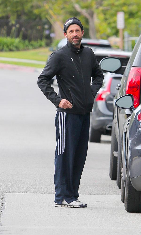 Patrick dempsey looks thin walking la 05