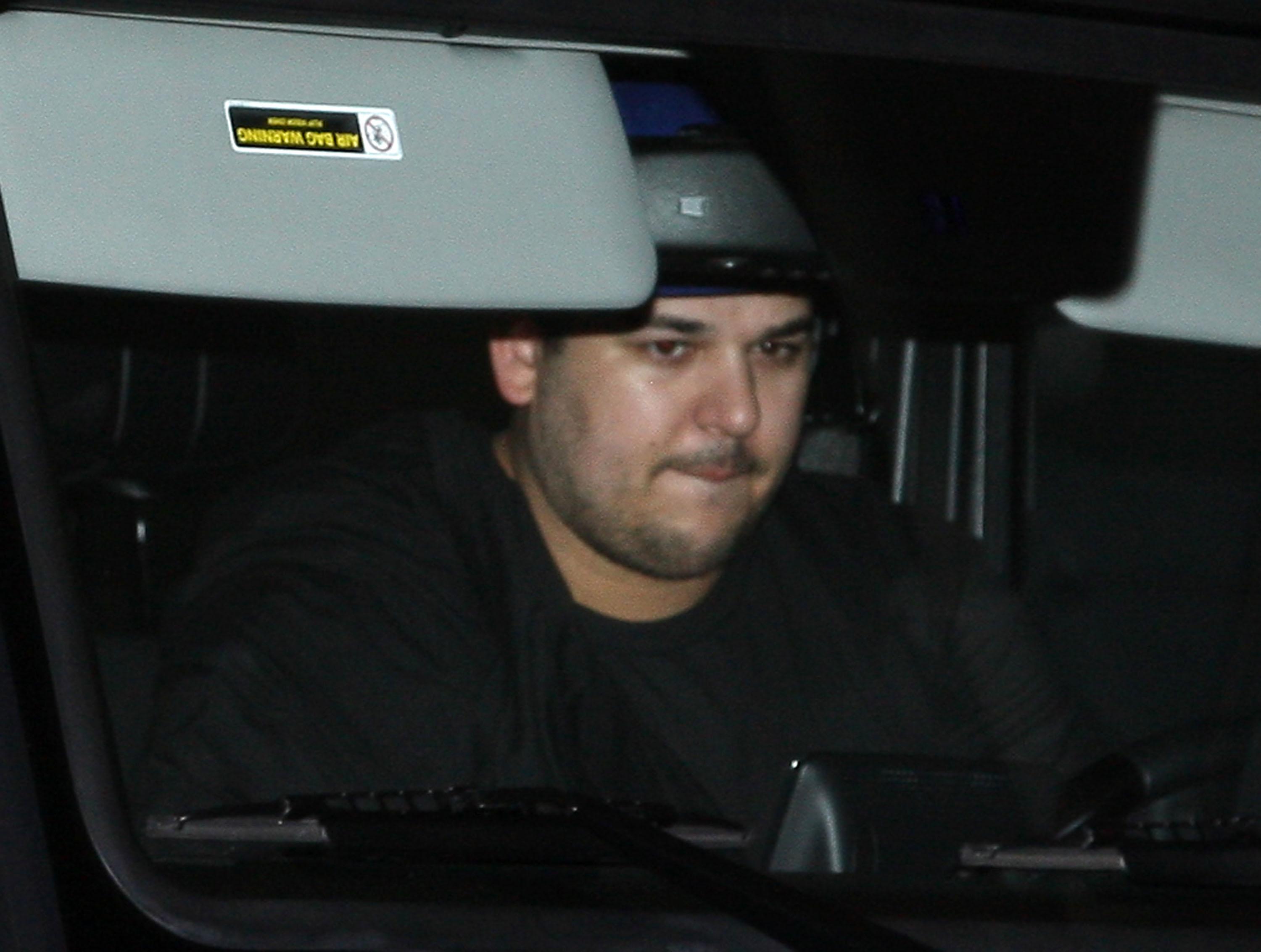 Rob Kardashian Hits The Gym