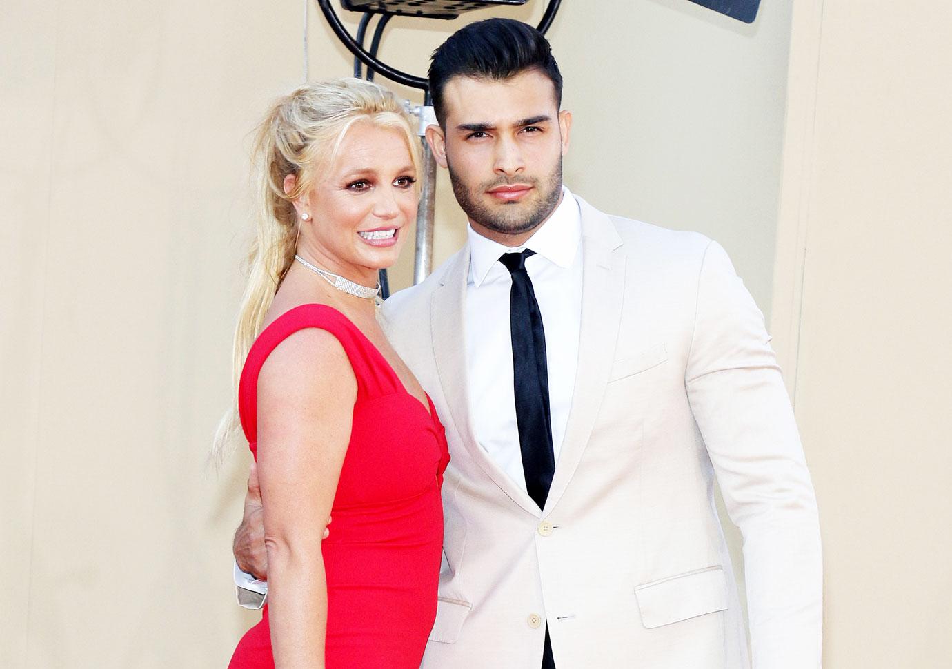 britney spears and sam asghari have a romantic post holiday date night