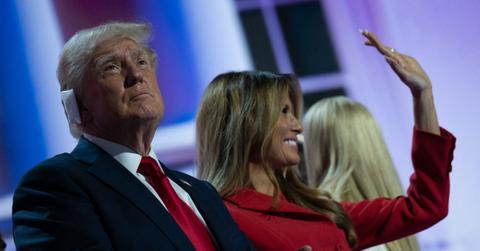 Photo of Donald and Melania Trump.