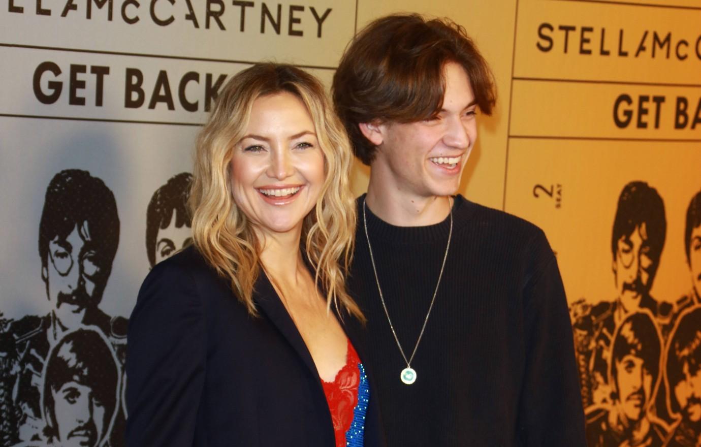 Kate Hudson watches son Ryder, 18, get tattoo of siblings' initials