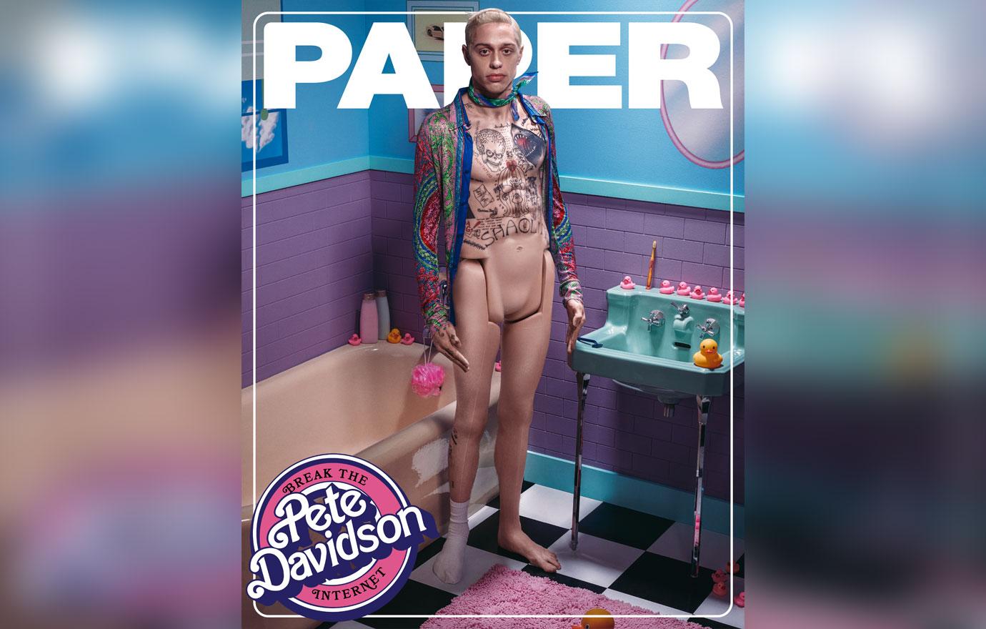 Pete Davidson Poses As Naked Ken Doll 'Paper' Magazine