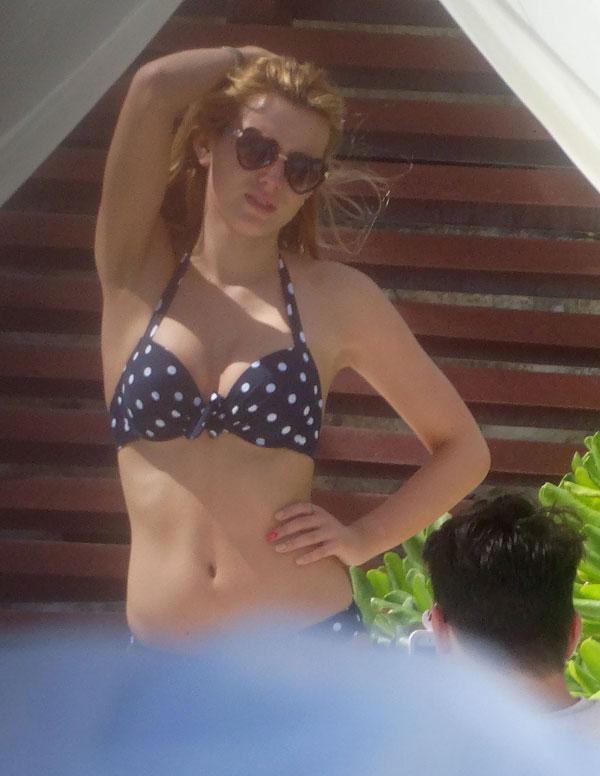 Bella Thorne Naked Bikini Body Abs