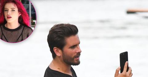 Scott Disick Face Times With Bella Thorne During A Yacht Trip In Miami