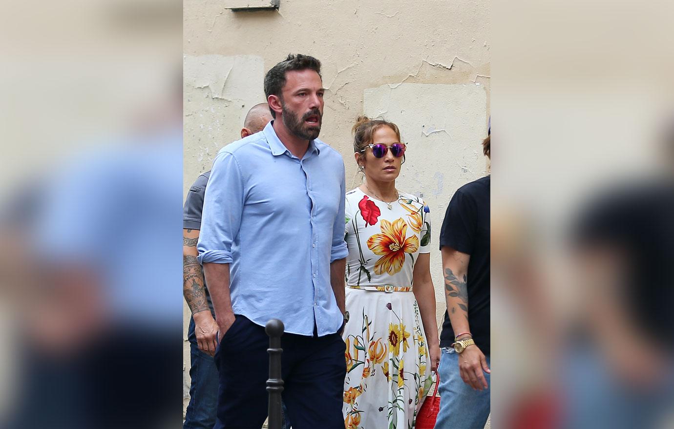 jennifer lopez and her new husband ben affleck are in paris with kids spending some quality time during french honeymoon