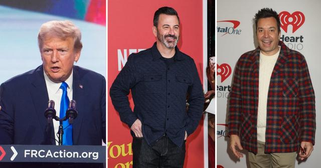 donald trump late night tv hosts true losers shows return after strike