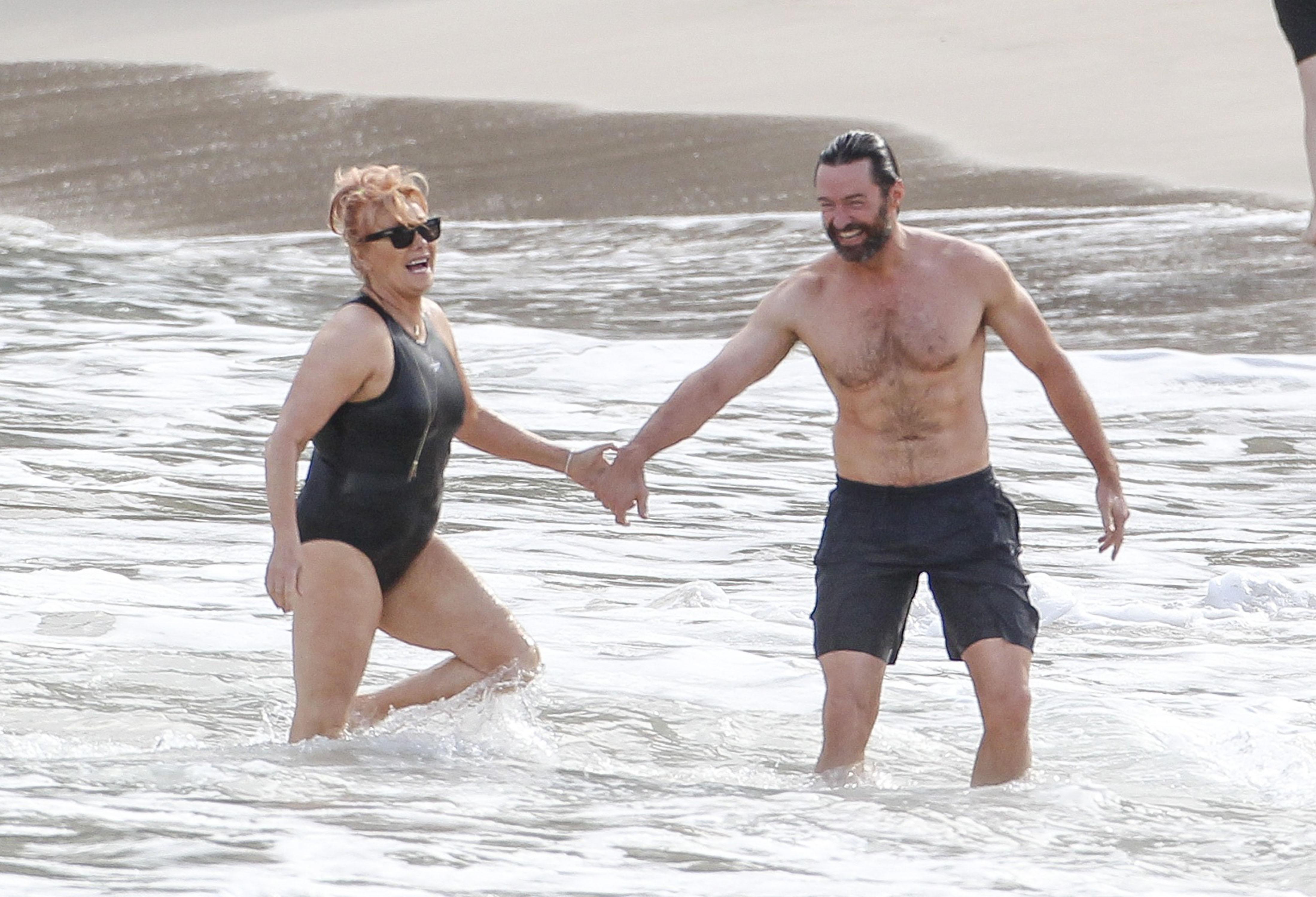 Exclusive&#8230; Hugh Jackman Vacations In St. Barth With His Wife Deborra Lee Furness ***NO WEB USE W/O PRIOR AGREEMENT &#8211; CALL FOR PRICING***