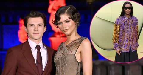 Split photo of Tom Holland & Zendaya & Law Roach