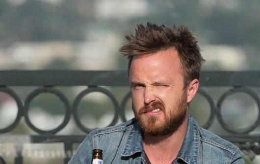 EXCLUSIVE: ‘Breaking Bad’ star Aaron Paul celebrates the show’s record breaking return with a beer and a burger