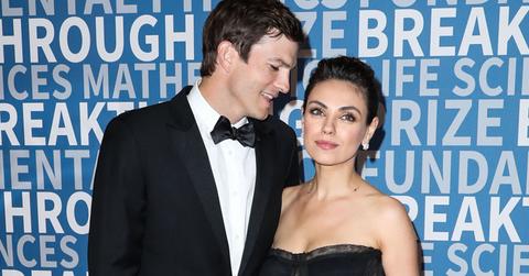 Mila Kunis and Ashton Kutcher red carpet