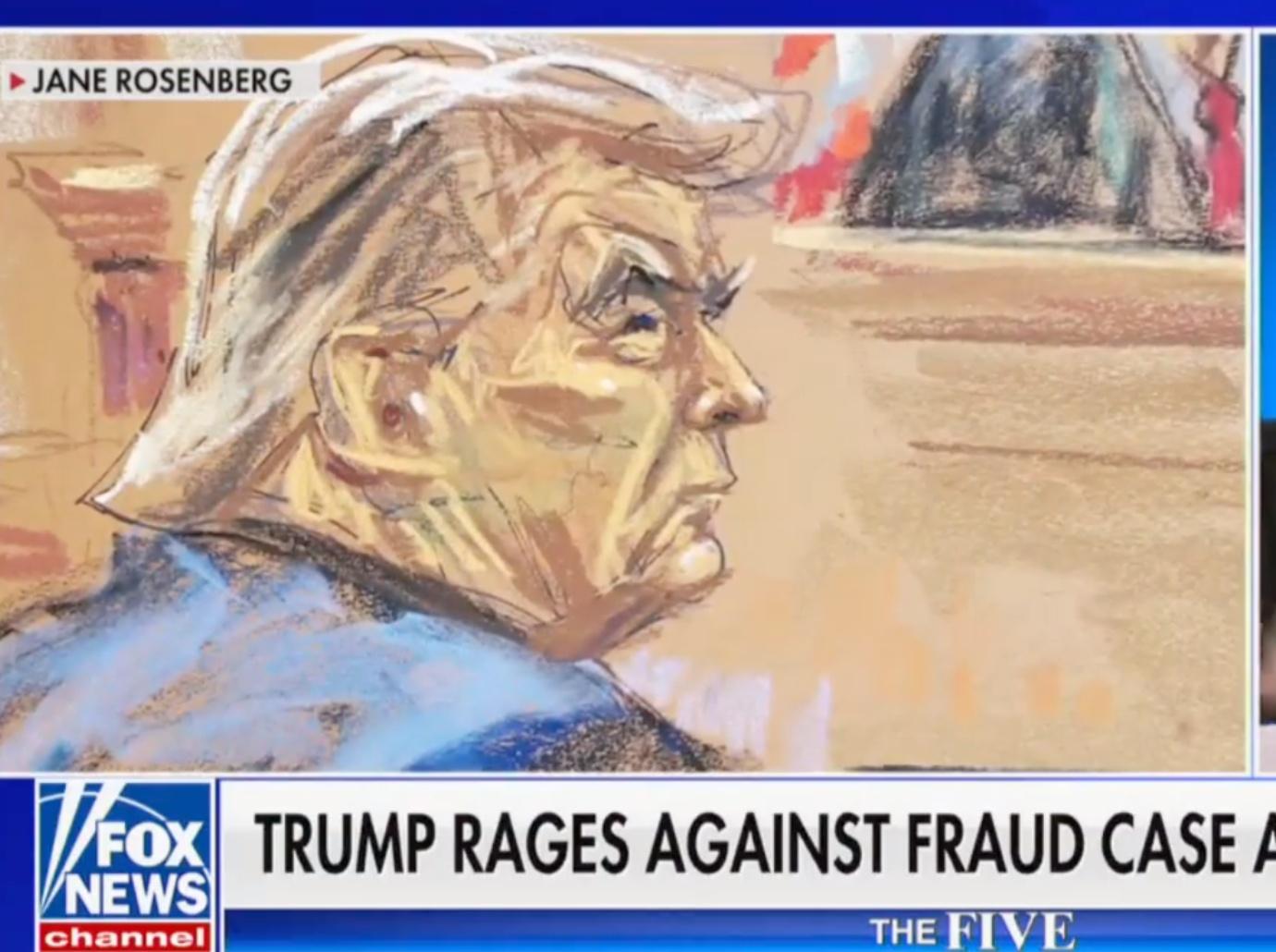 donald trumps thinner appearance courtroom sketches mocked fox news