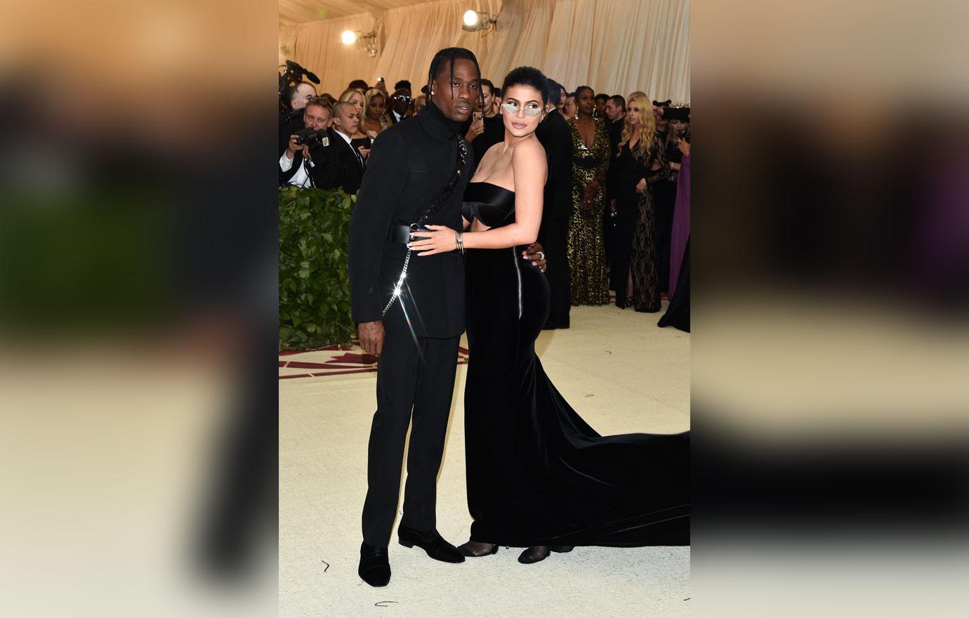 Kylie Jenner Travis Scott Met Gala Split