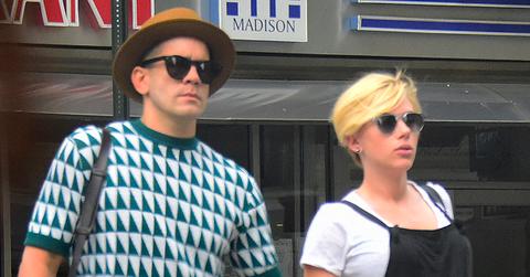 Scarlett Johansson and Romain Dauriac hold hands while out in New York City