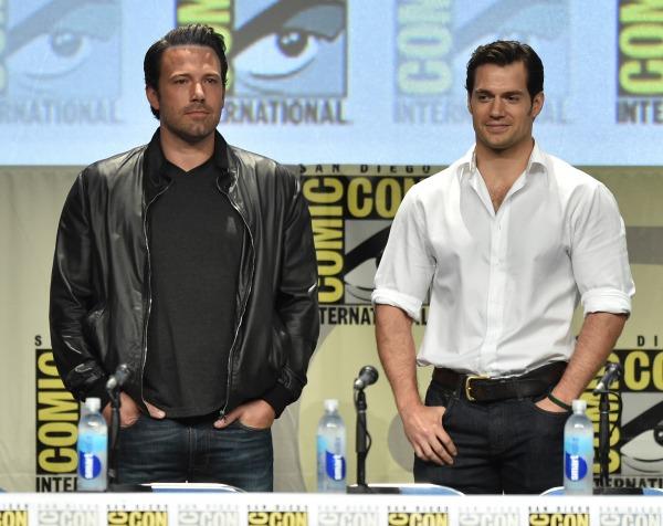 Ben Affleck and Henry Cavill Batman v Superman SDCC