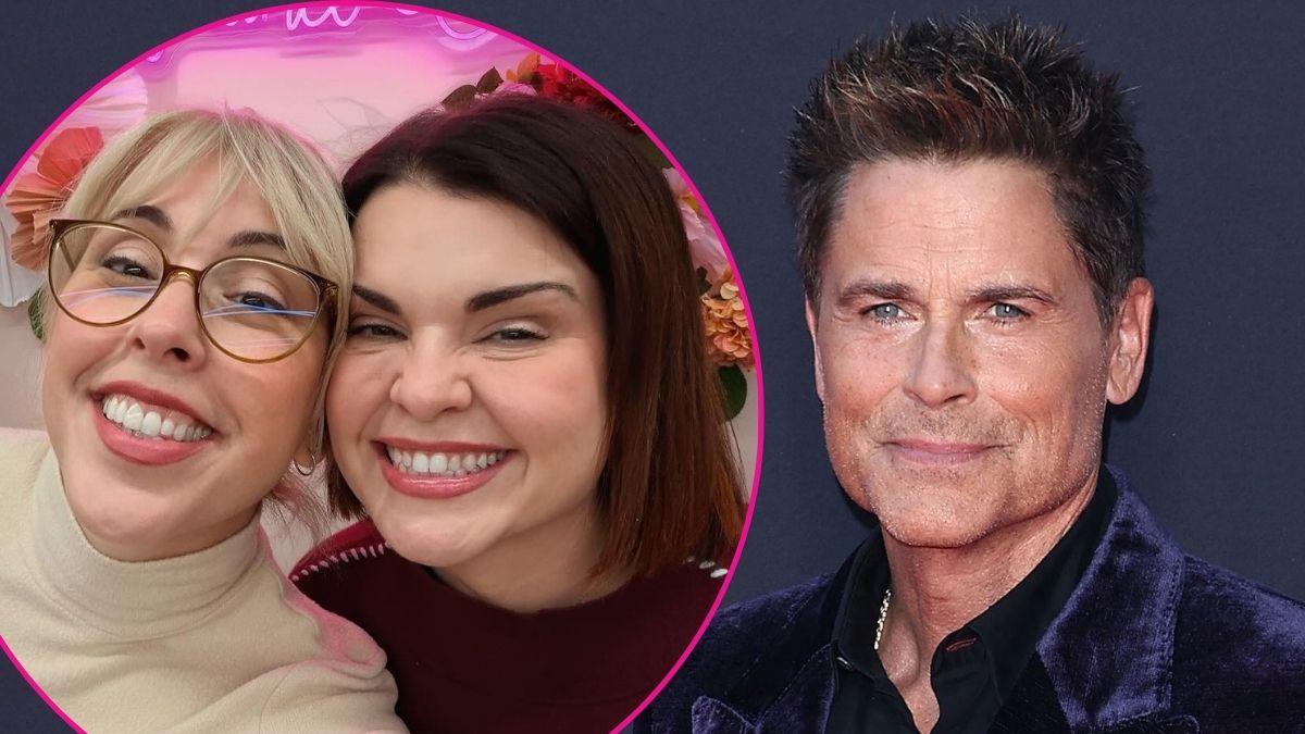 Composite photo of Christina Lauren and Rob Lowe.