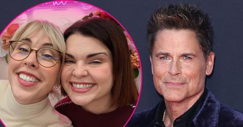 Composite photo of Christina Lauren and Rob Lowe.