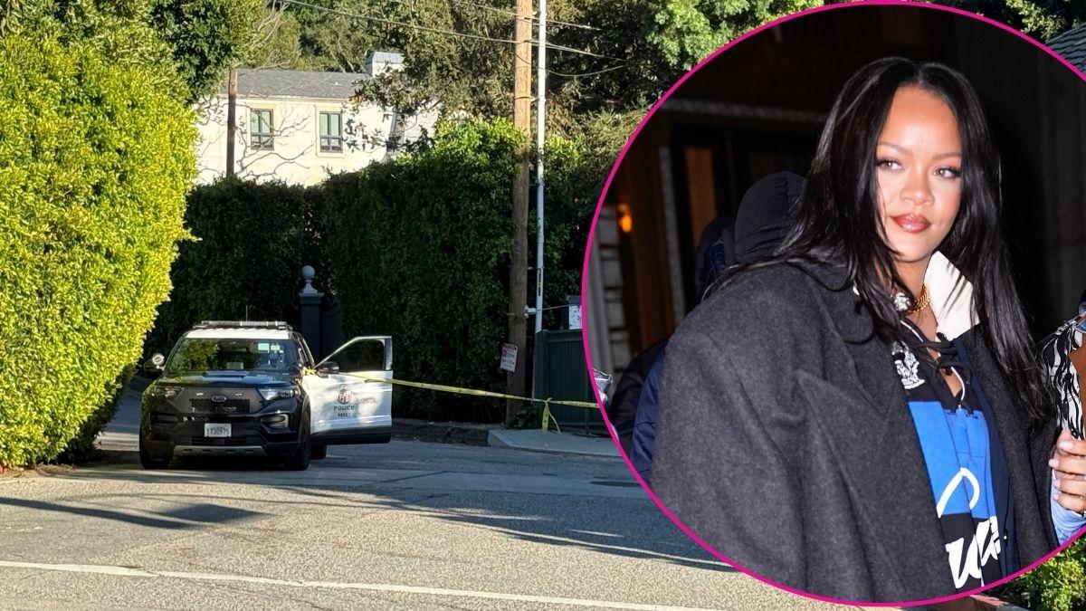 Composite photo of Rihanna.