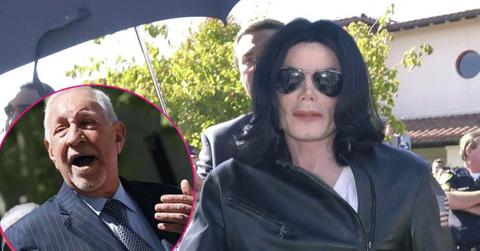 pic of Michael Jackson, Mark Geragos.