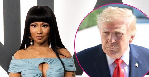 Composite photo of Nicki Minaj and Donald Trump.