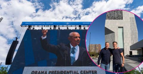Image of Barack Obama, Bryan Cranston, and Steven Weber