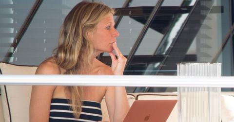 Gwyneth Paltrow spotted on a yacht in Capri with boyfriend Brad Palchuk