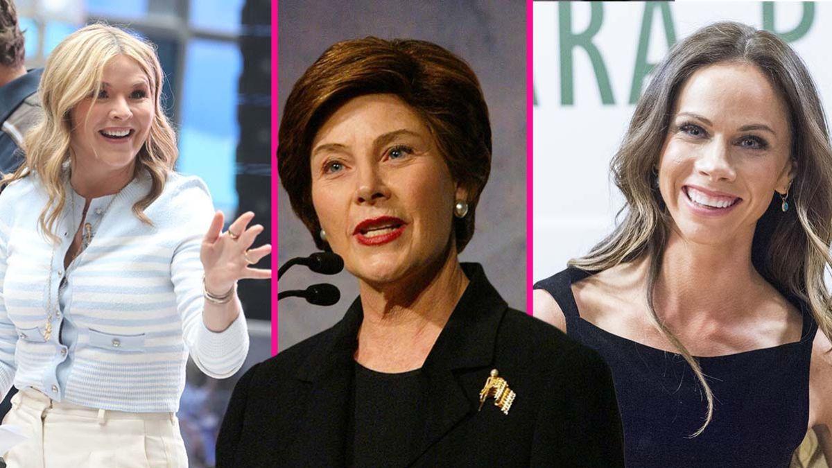 Jenna Bush Hager,Barbara Bush.,laura bush