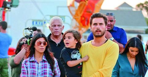 Kourtney Kardashin, Scott Disick and Mason Disick