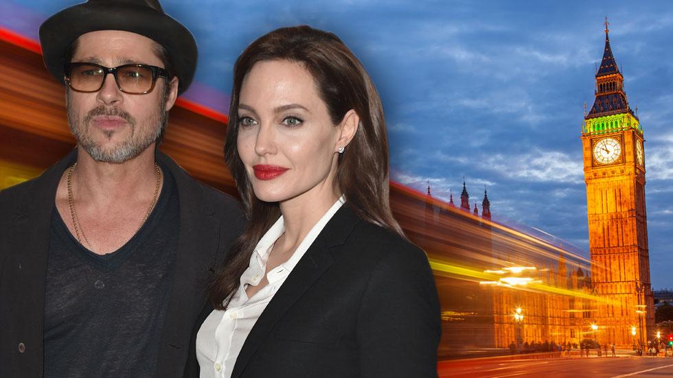 Angelina jolie brad pitt moving london househunting