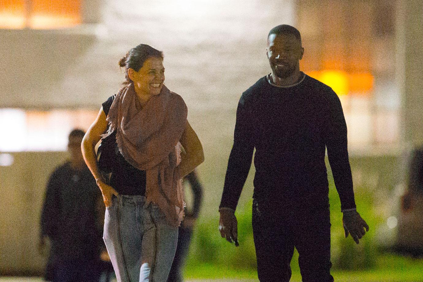 Katie Holmes And Jamie Foxx Walking Celebrity Splits 2019