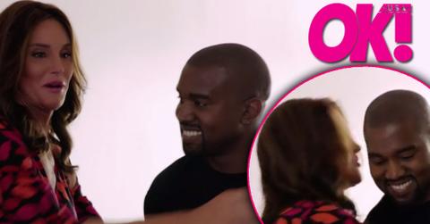 CAITLYN JENNER FLIRTING KANYE WEST NEW