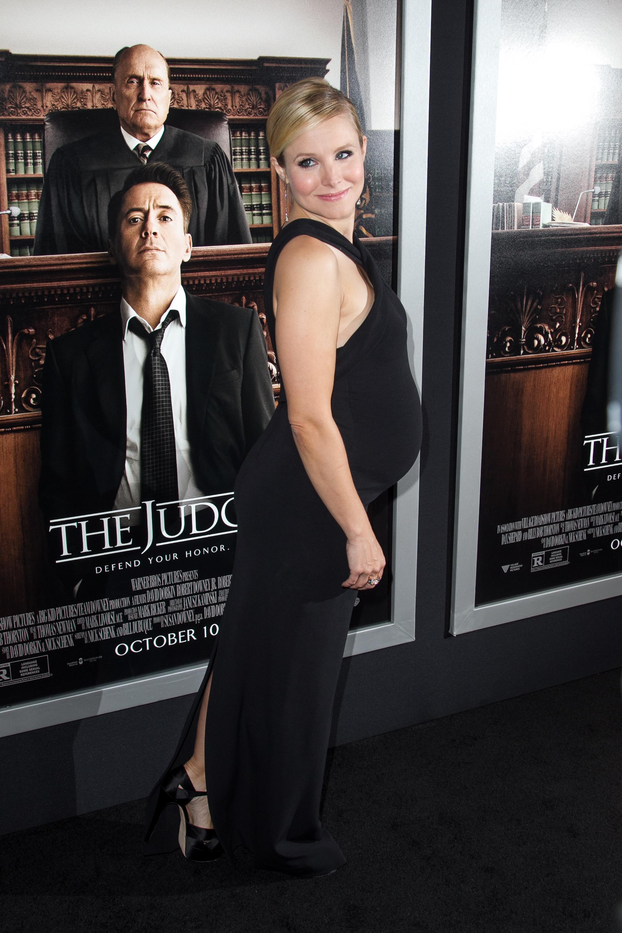 Kristen Bell attends the Los Angeles premiere of &#8216;The Judge&#8217;