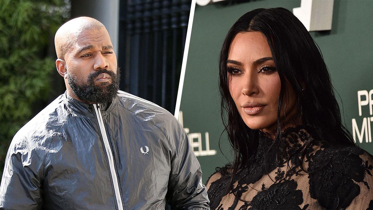 Photo of Kanye West and Kim Kardashian