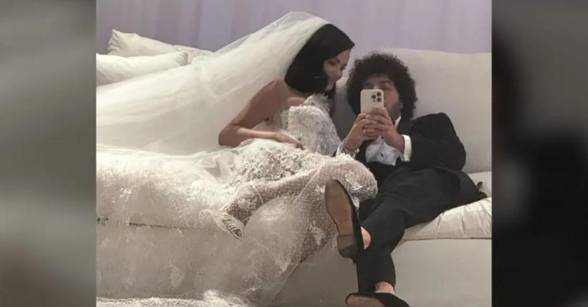 Image of Selena Gomez married Benny Blanco on Saturday, September 27.
