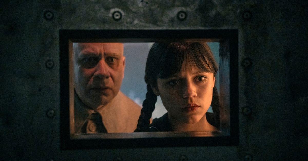 Photo of Fred Armisen and Jenna Ortega