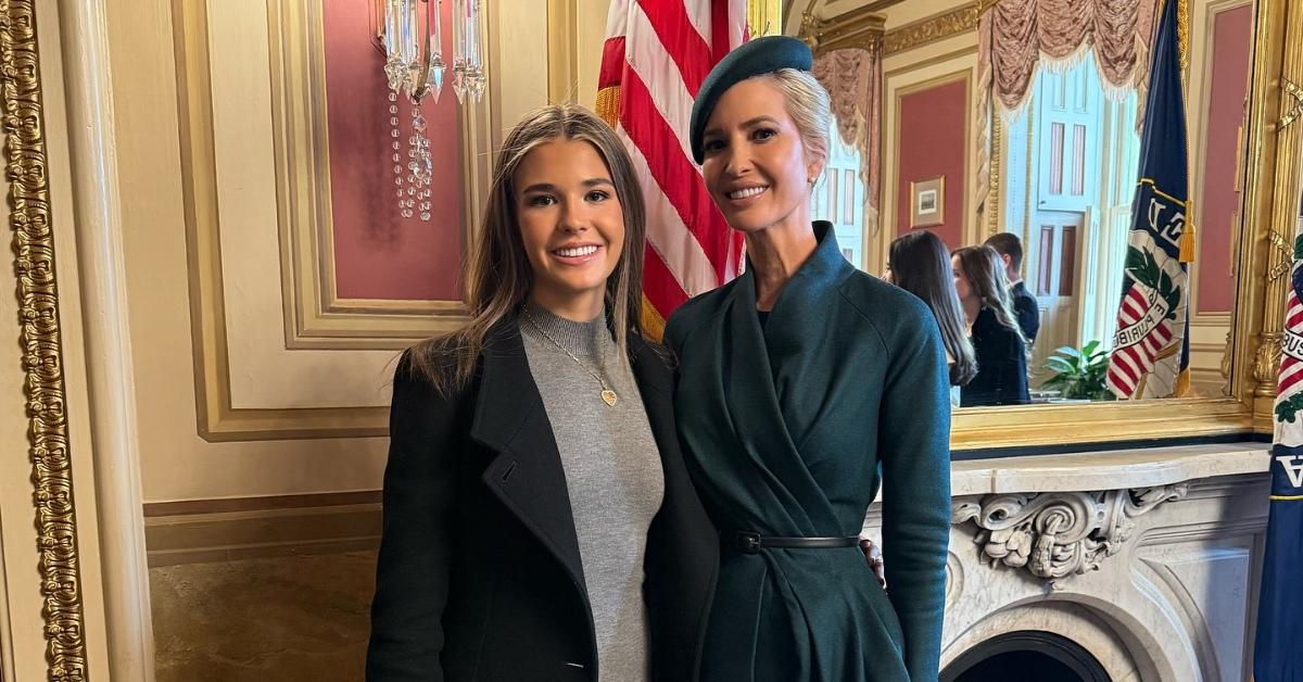 ivanka trump niece kai lookalike glam photos inauguration