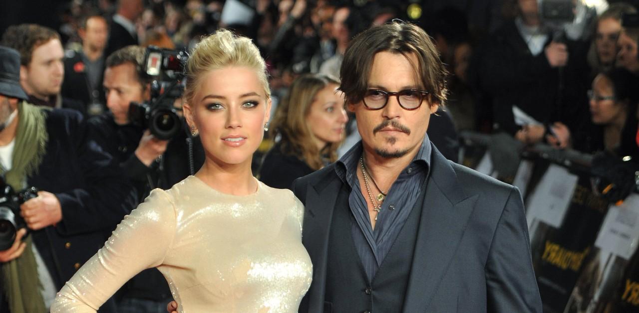 amber heard spit johnny depp